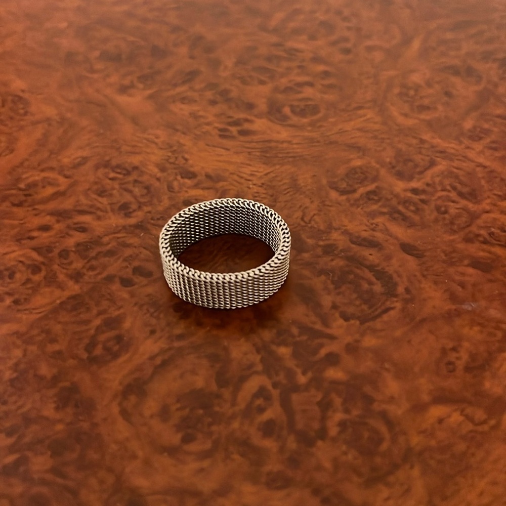 Silver Chain Metal Ring